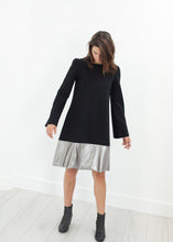 Load image into Gallery viewer, Border Dress in Black/Silver